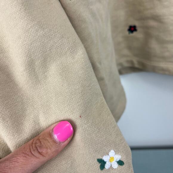 Gap Kids Graphic Sweatshirt Ditsy Multi Floral M 8 - Picture 8 of 9